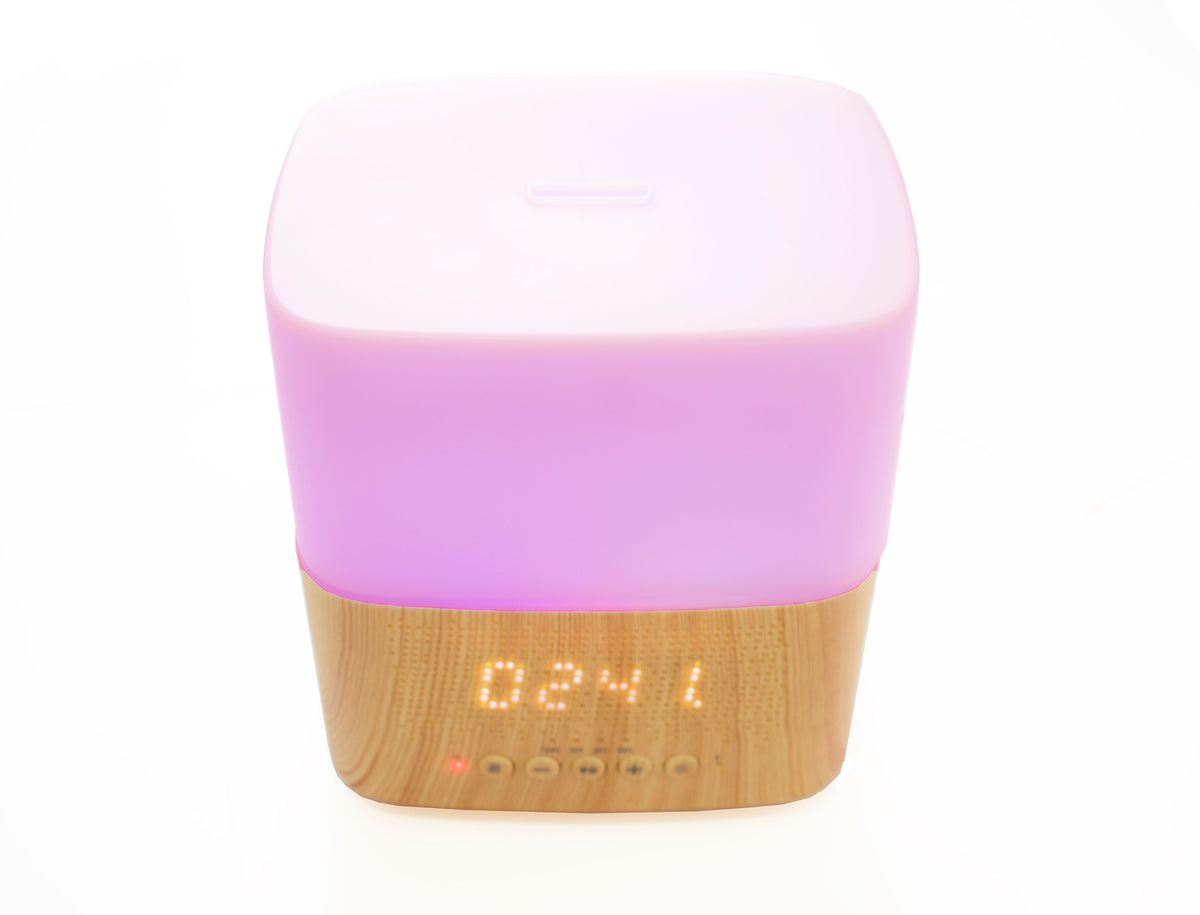 June & May Aroma Diffuser & Bluetooth Clock Speaker